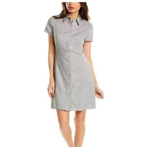 Theory linen blend  Button-Up Shirt Dress